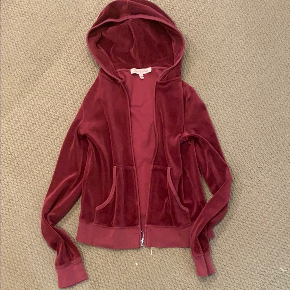 Juicy contour velour jacket